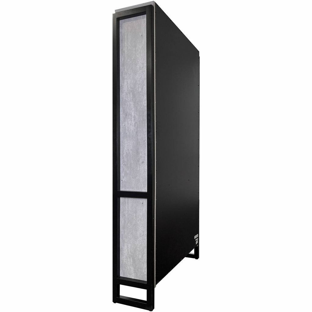 martin-mason-concrete-laminate-unit-36-x-12-x-78-2-x-doors-storage-cabinet-adjustable-shelf-dark-bronze-stone-concrete-laminate_mrtmnc3678d - 3