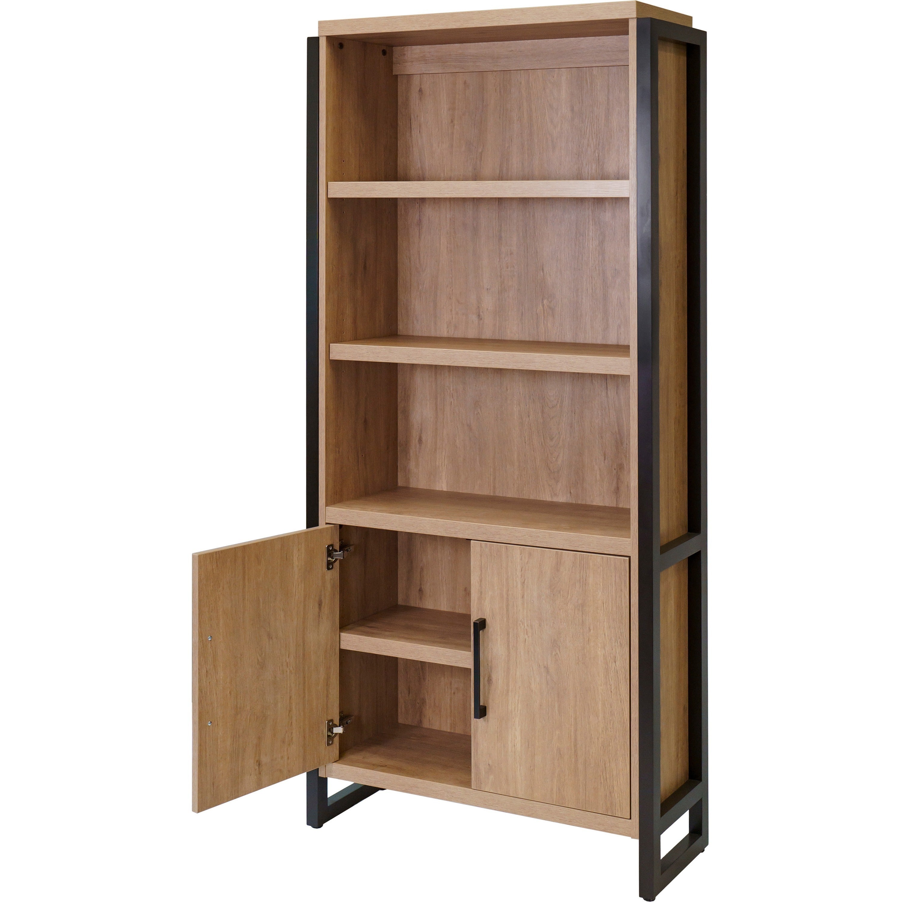martin-mason-monarca-laminate-unit-36-x-12-x-78-2-x-doors-storage-cabinet-adjustable-shelf-dark-bronze-wood-monarca-natural-laminate_mrtmnm3678d - 4