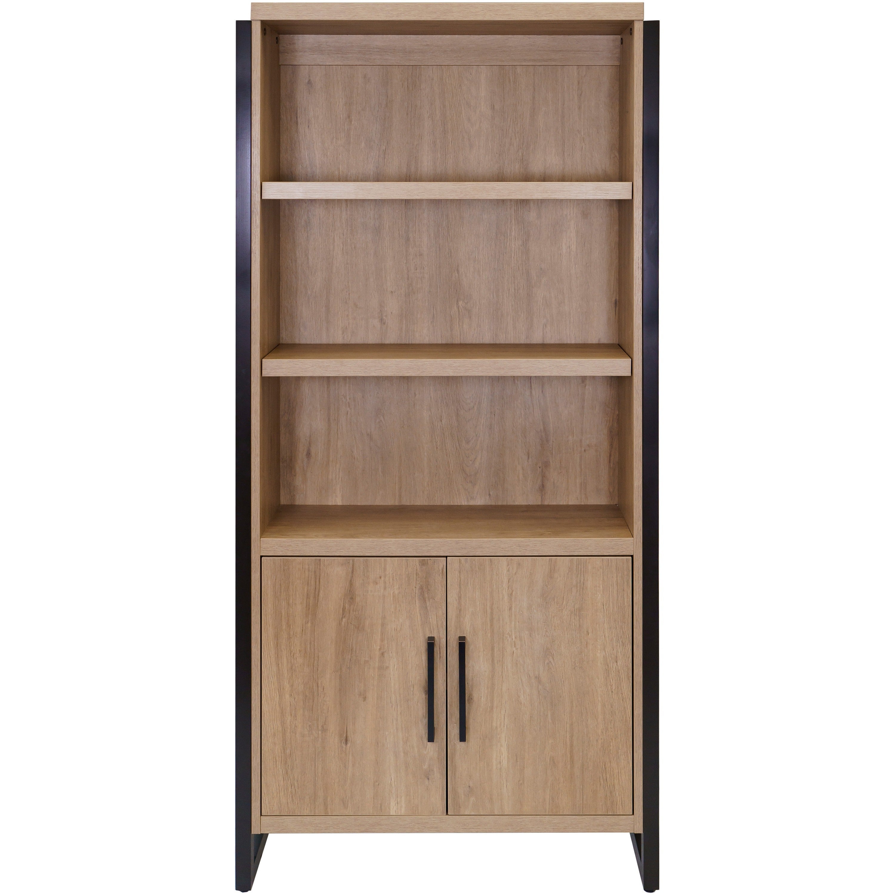 martin-mason-monarca-laminate-unit-36-x-12-x-78-2-x-doors-storage-cabinet-adjustable-shelf-dark-bronze-wood-monarca-natural-laminate_mrtmnm3678d - 3