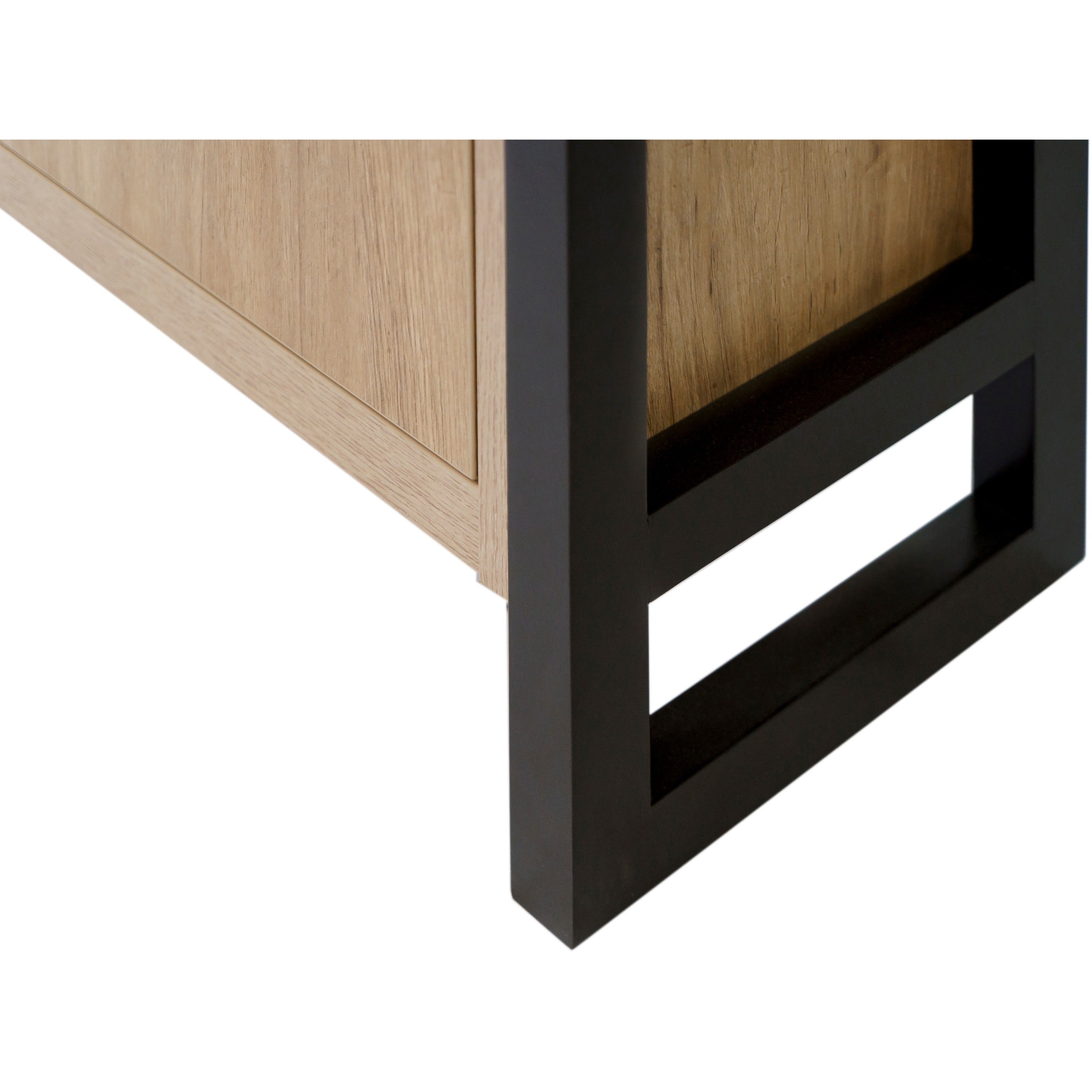 martin-mason-monarca-laminate-unit-36-x-12-x-78-2-x-doors-storage-cabinet-adjustable-shelf-dark-bronze-wood-monarca-natural-laminate_mrtmnm3678d - 2