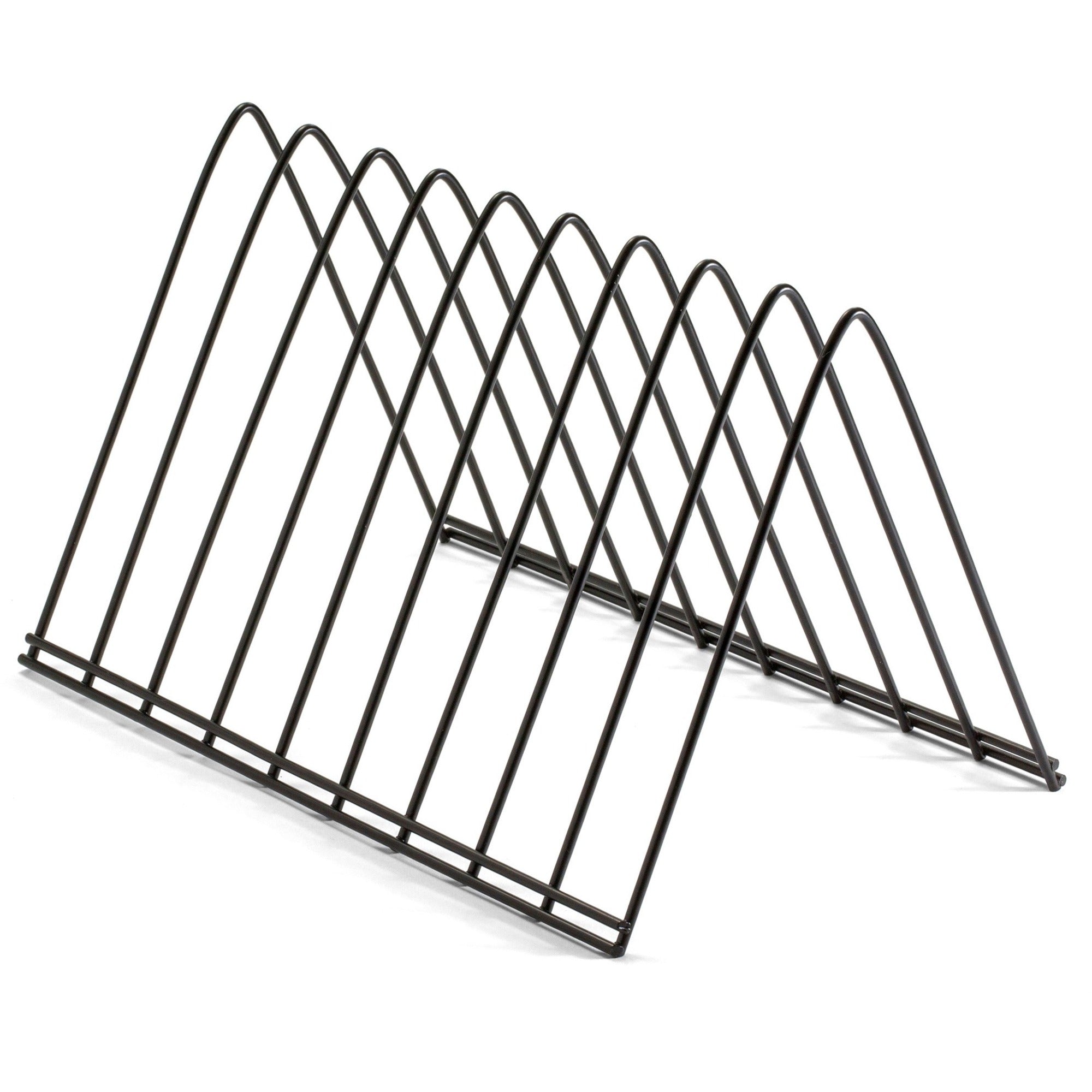 Officemate Triangle Wire Sorter - 7" Height x 7" Width x 11" DepthDesktop - Sturdy - Black - Steel Wire - 1 Each - 1