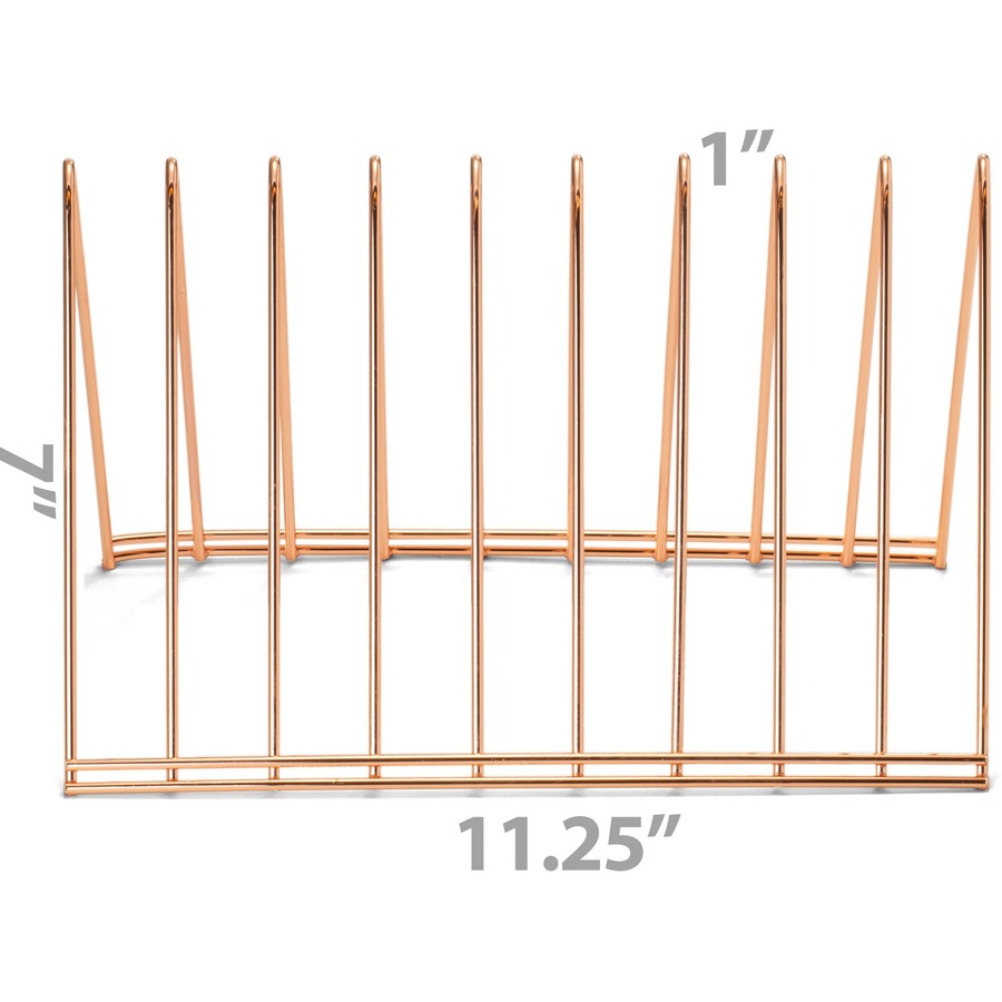 officemate-triangle-wire-sorter-7-height-x-7-width-x-11-depthdesktop-sturdy-rose-gold-steel-wire-1-each_oic93151 - 3