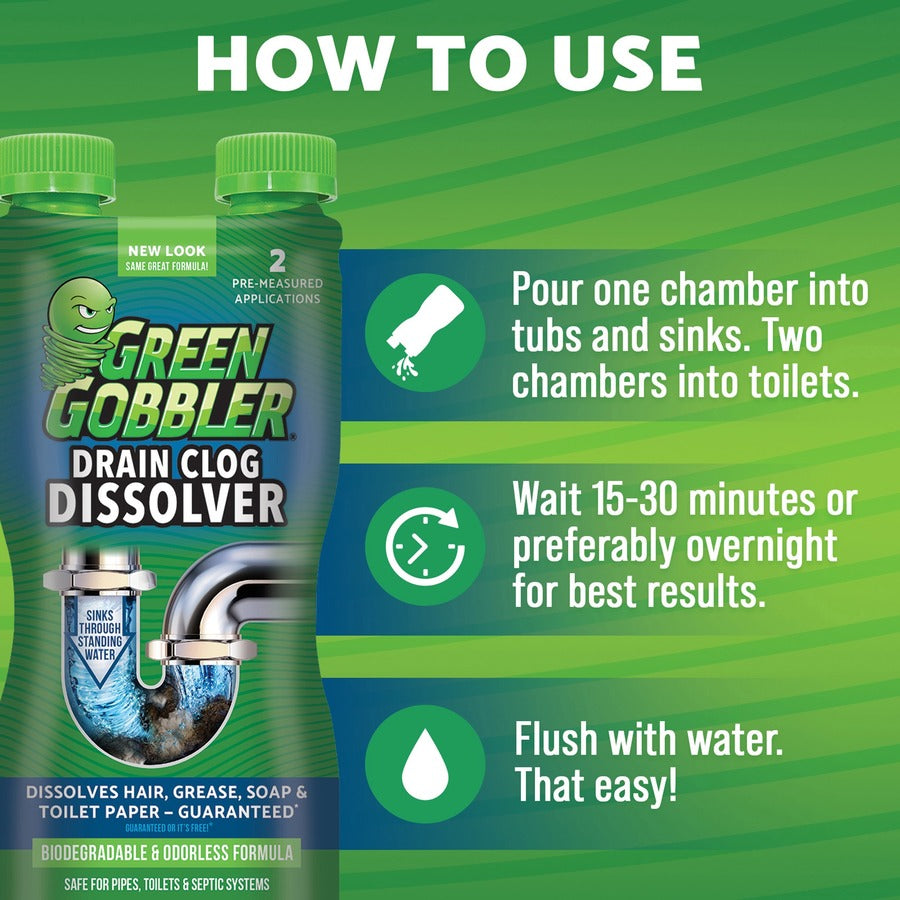 green-gobbler-liquid-drain-clog-dissolver-31-fl-oz-1-quartbottle-1-each-non-corrosive-odorless-bleach-free-fume-free-environmentally-friendly_wmng8015 - 5