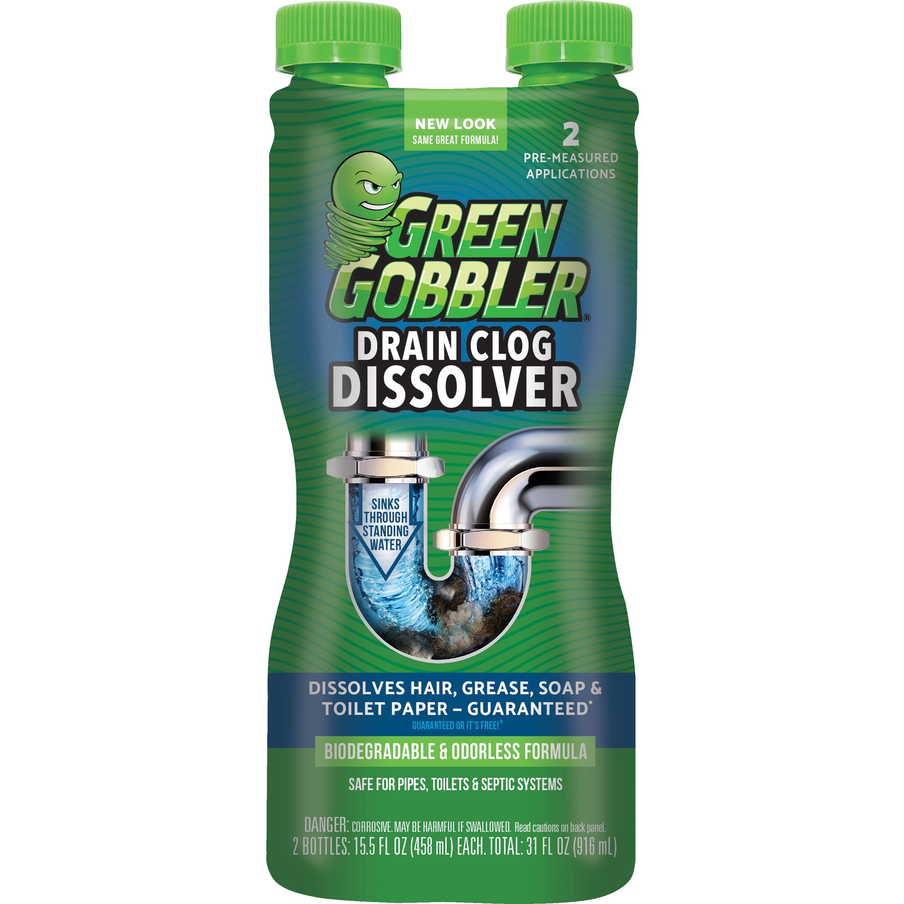 green-gobbler-liquid-drain-clog-dissolver-31-fl-oz-1-quartbottle-1-each-non-corrosive-odorless-bleach-free-fume-free-environmentally-friendly_wmng8015 - 1