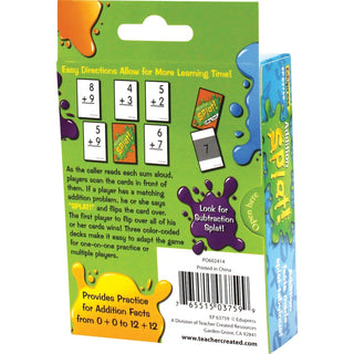Teacher Created Resources Math Splat Addition Game - Educational - 2 to 6 Players - 1 Each