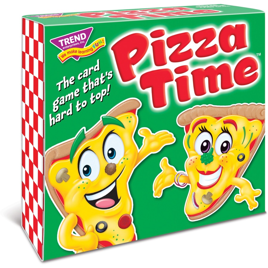 Trend Pizza Time Three Corner Card Game - Mystery - 2 to 4 Players - 1 Each