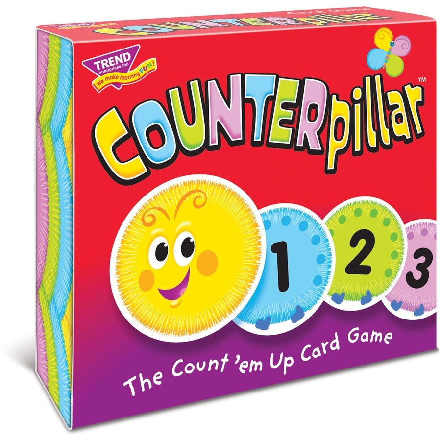 Trend COUNTERpillar Card Game - Math - 1 to 4 Players - 1 Each