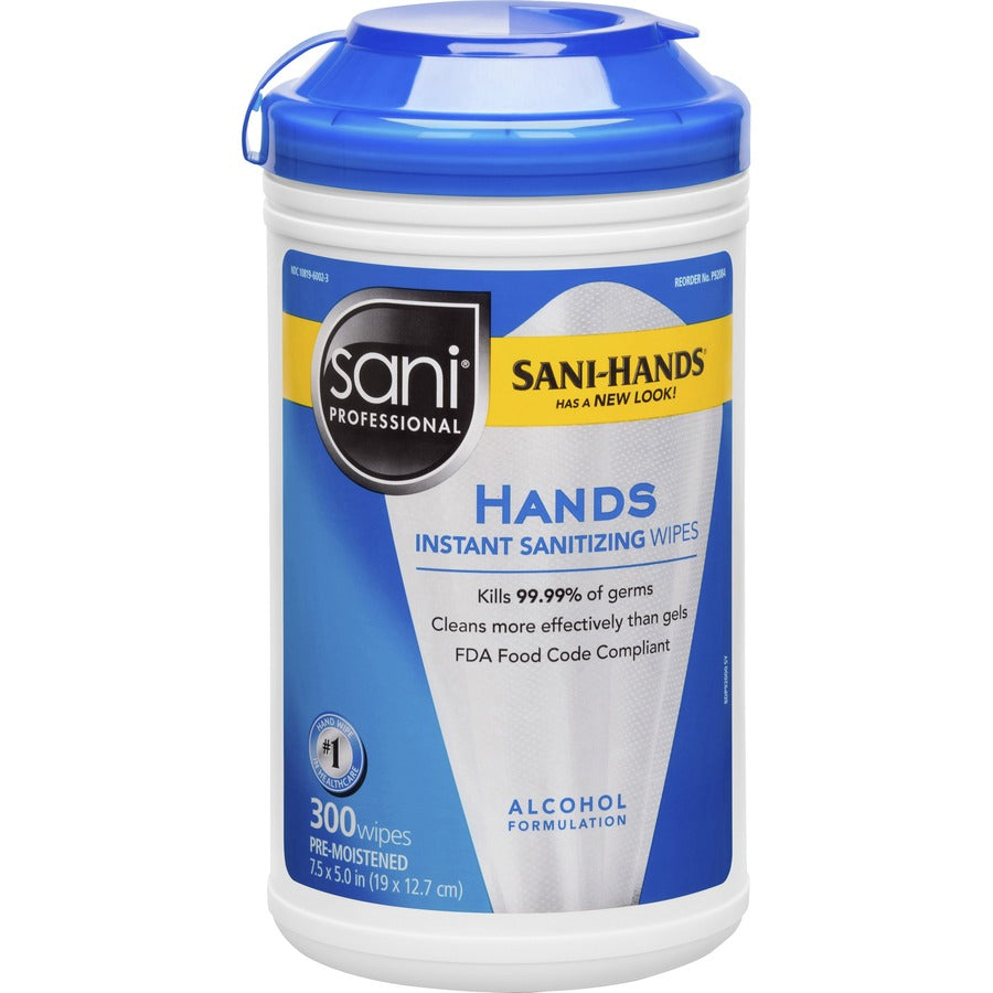 pdi-hands-instant-sanitizing-wipes-white-moisturizing-for-hand-food-service-300-per-canister-1-each_pdip92084 - 2