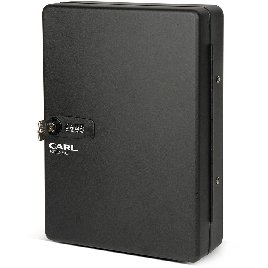 CARL Combination Key Cabinet - Combination Lock, Pre-drilled Mounting Hole - Black