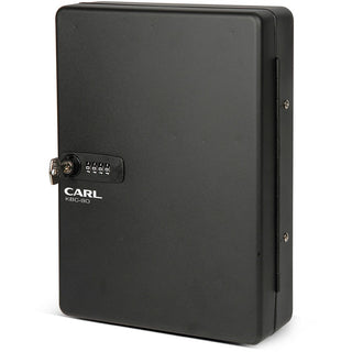 CARL Combination Key Cabinet - Combination Lock, Pre-drilled Mounting Hole - Black