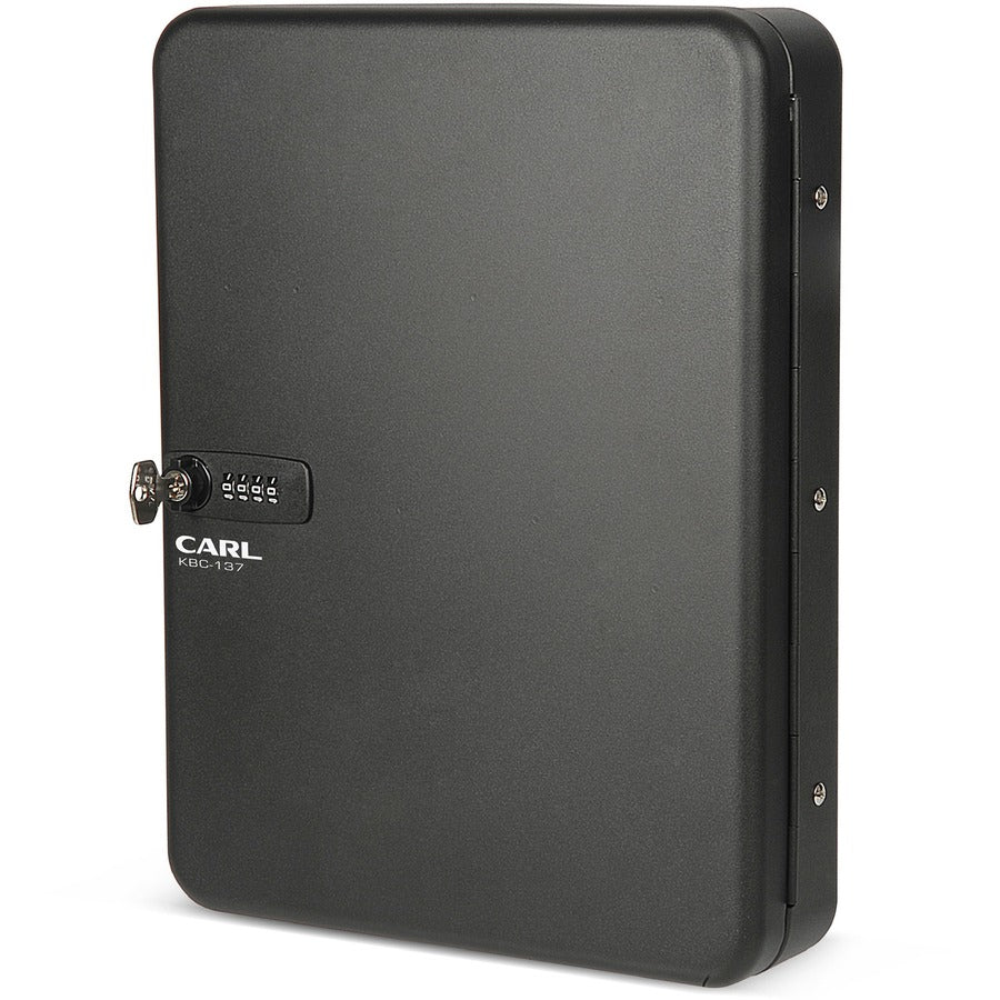 CARL Combination Key Cabinet - Combination Lock, Pre-drilled Mounting Hole - Black