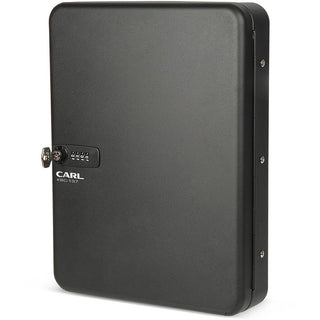 CARL Combination Key Cabinet - Combination Lock, Pre-drilled Mounting Hole - Black