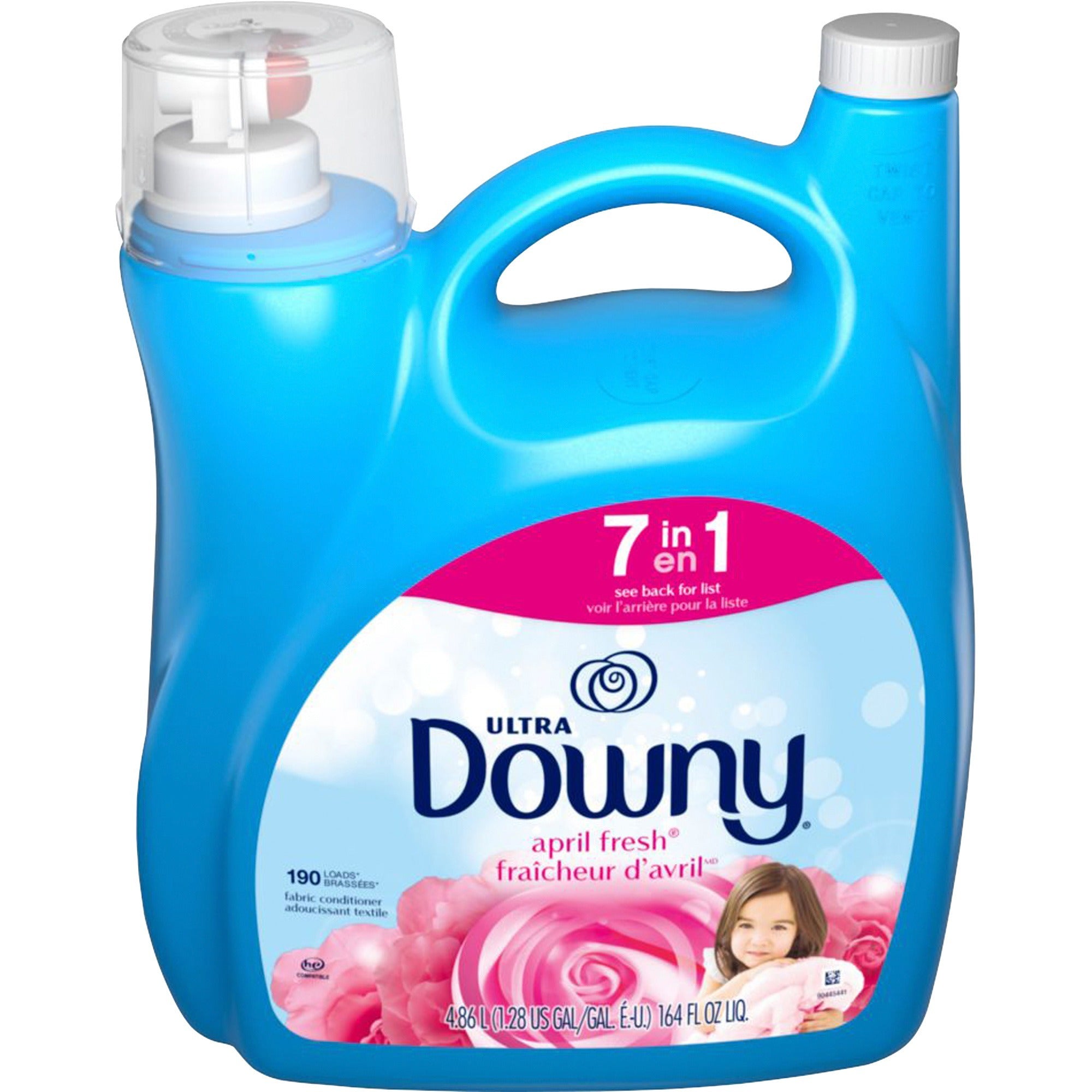 Downy April Fresh Fabric Softener - April Fresh, Floral ScentBottle - 1 Bottle - Pleasant Scent - Blue