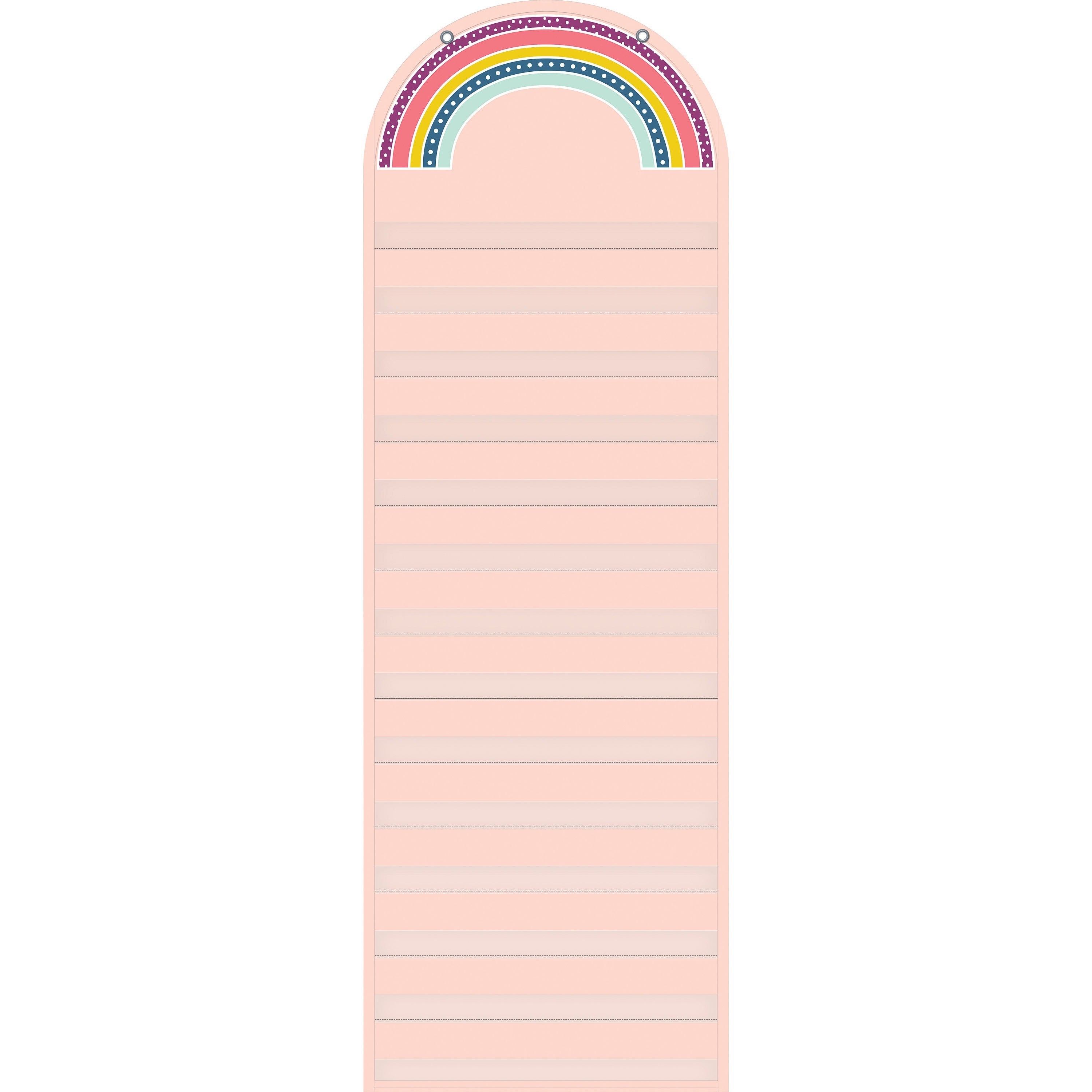 Teacher Created Resources Oh Happy Day Rainbow 14 Pocket Chart - Theme/Subject: Fun - Skill Learning: Rainbow - 1 Each