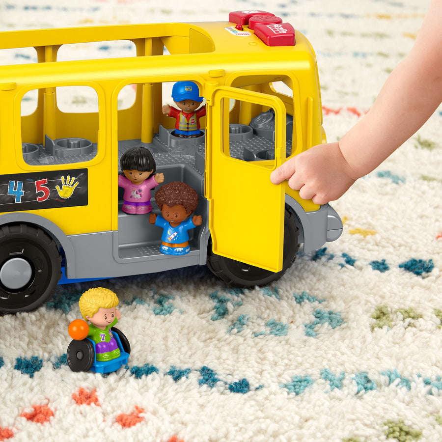 fisher-price-little-people-toddler-learning-toy-big-yellow-school-bus-musical-push-toy-1-5-year-age-1-each-yellow_fipglt75 - 2