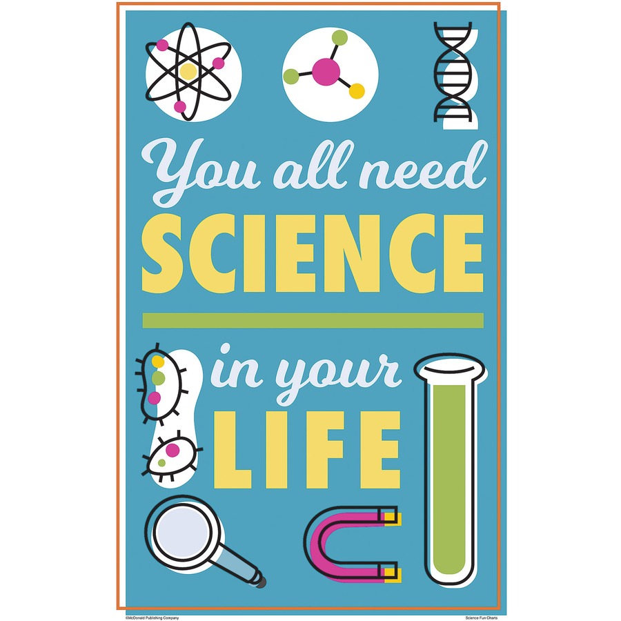 Teacher Created Resources Science Fun Posters - 11" Width - Multi