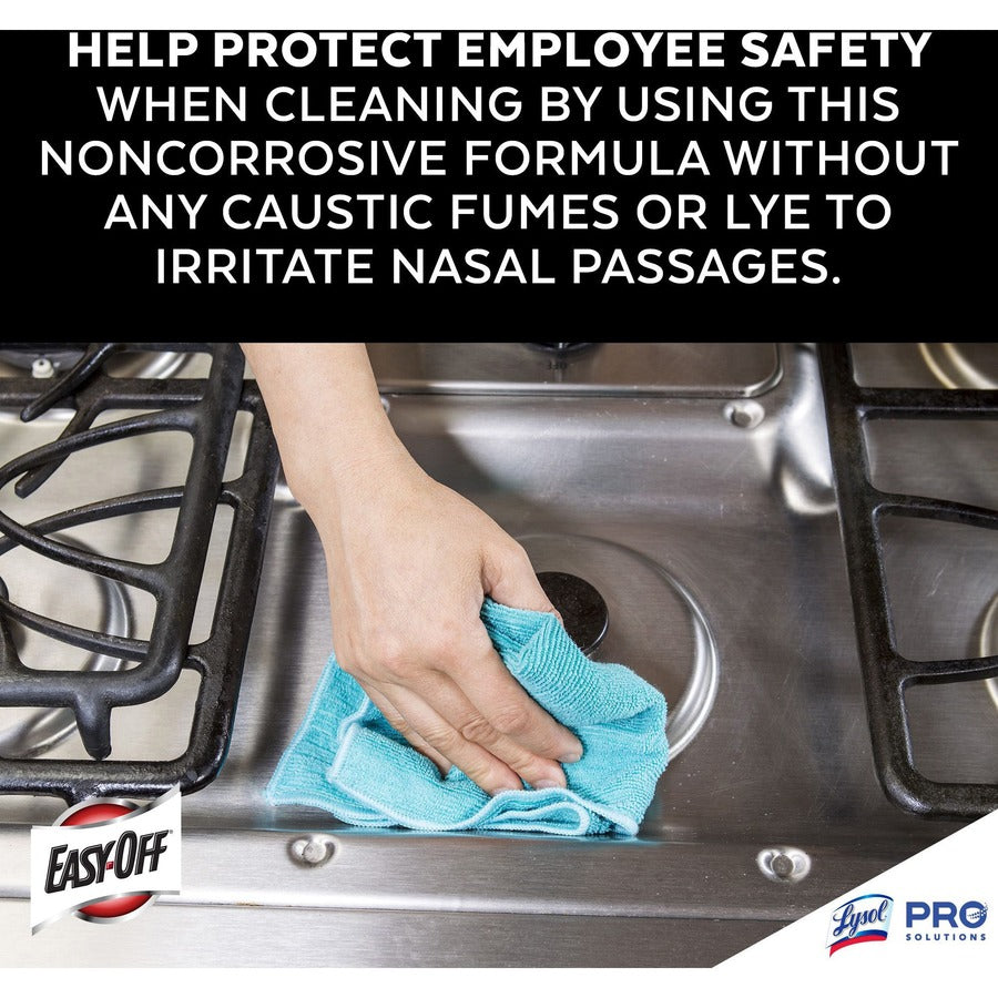 Professional Easy-Off Fume Free Over Cleaner - 24 oz (1.50 lb) - Lemon Scent - 6 / Carton - Fume-free - White