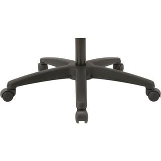 Lorell High-Back Bonded Leather Chair - Black Bonded Leather Seat - Black Bonded Leather Back - High Back - Armrest - 1 Each