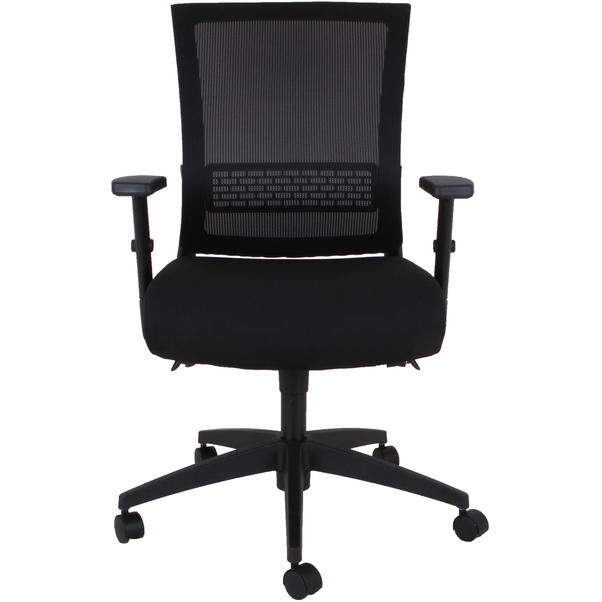 lorell-mid-back-mesh-chair-black-seat-black-mesh-back-mid-back-5-star-base-armrest-1-each_llr42176 - 3