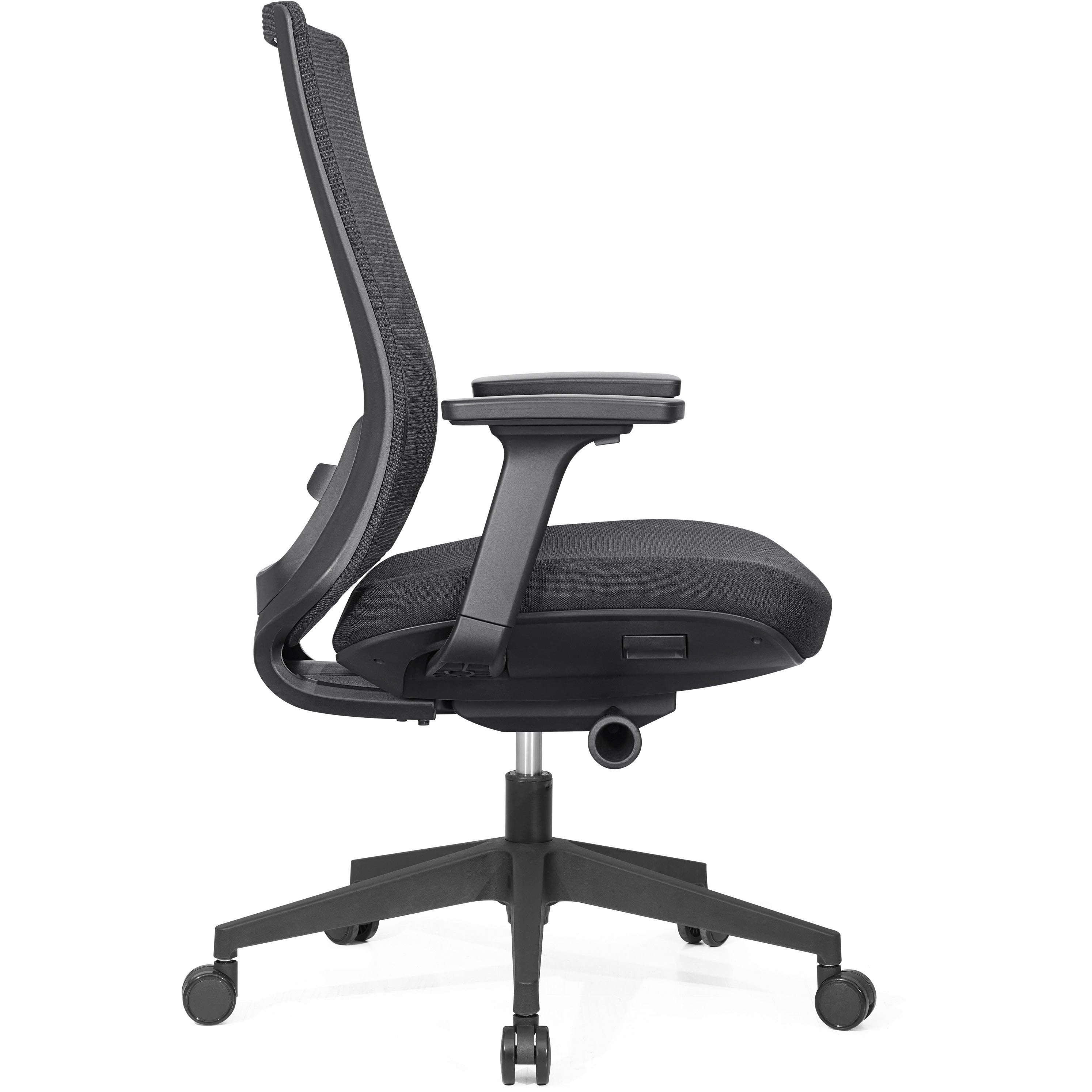 lorell-mid-back-mesh-chair-mid-back-5-star-base-black-armrest-1-each_llr42180 - 6