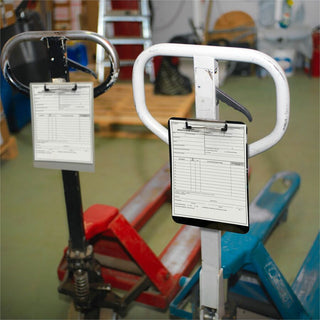 Officemate Magnetic Clipboard - Plastic - Black - 1 Each