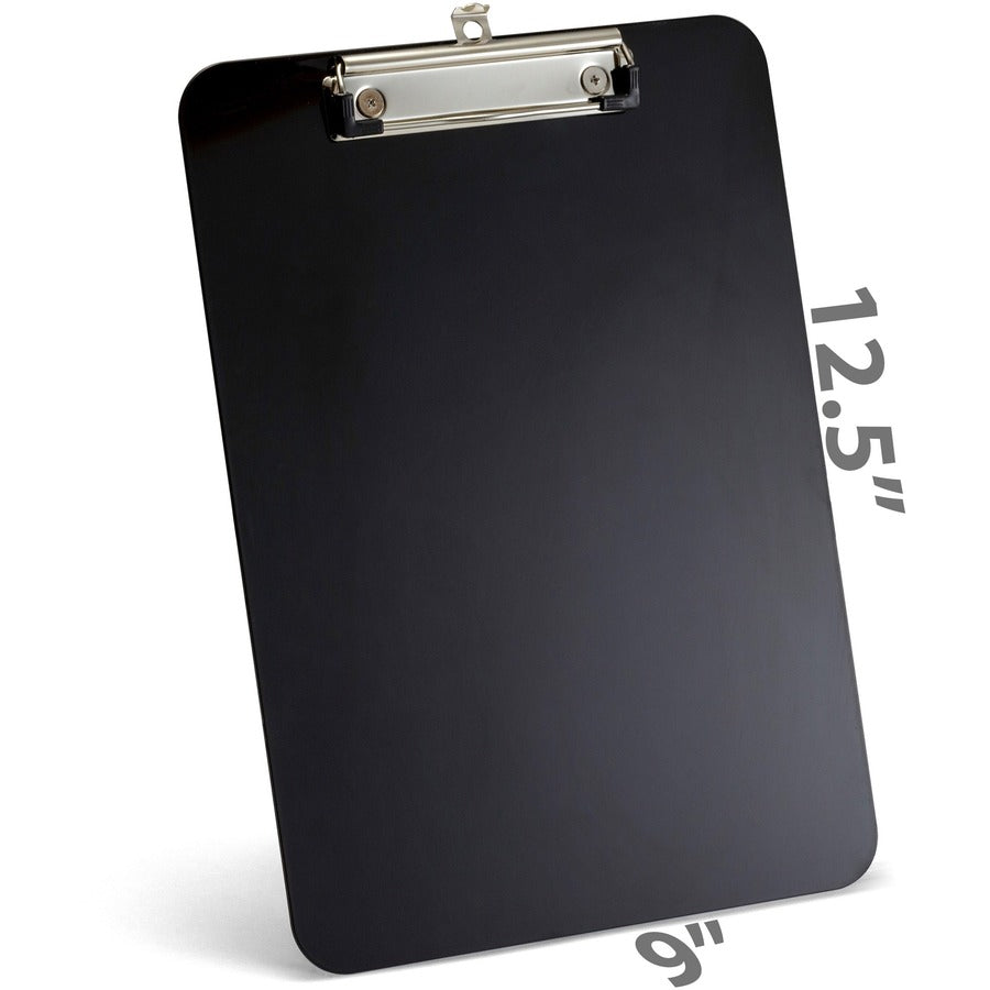 Officemate Magnetic Clipboard - Plastic - Black - 1 Each - 4