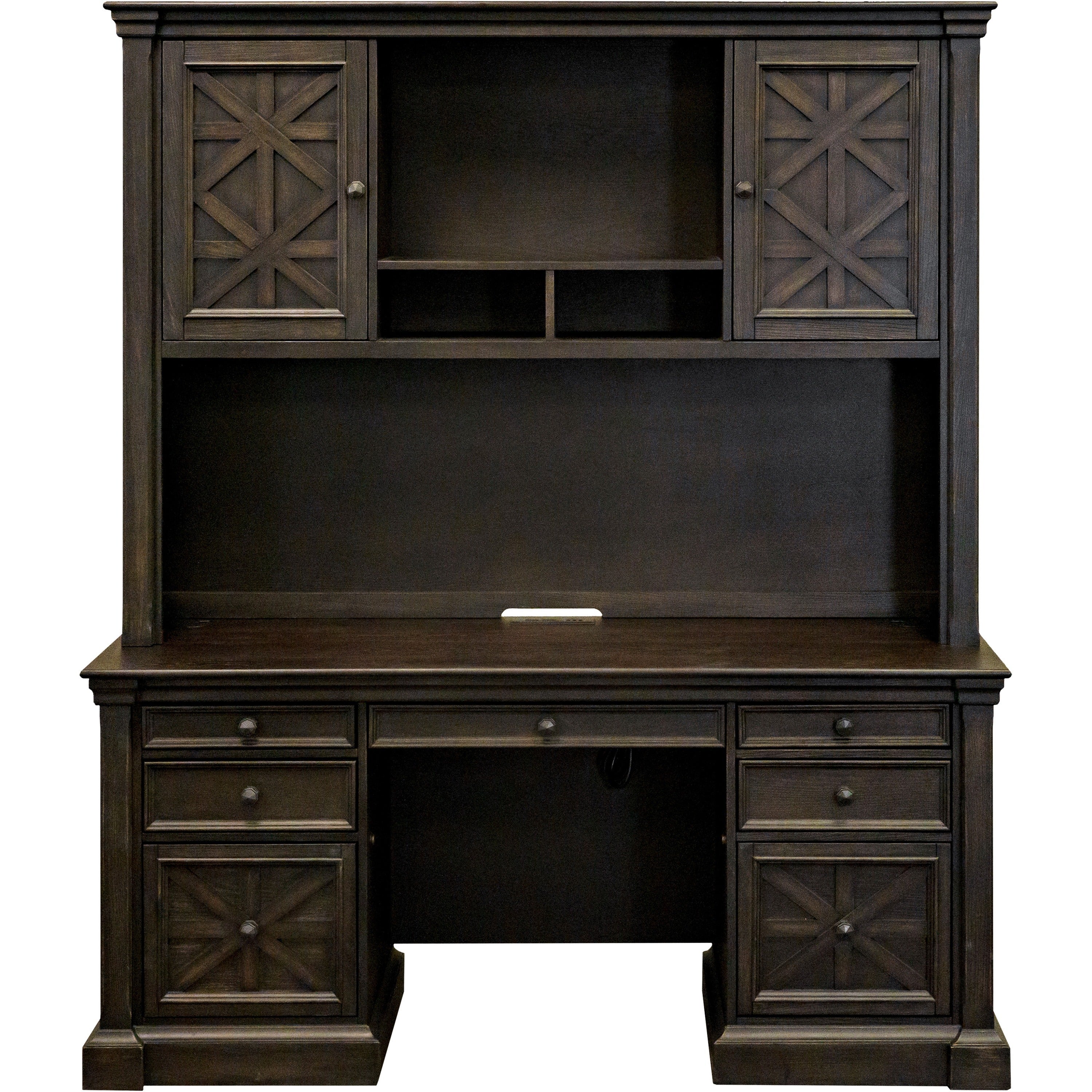 martin-kingston-office-desking-unit-66-x-1448-2-doors-2-adjustable-shelfves-material-wood-finish-dark-chocolate-rub-through_mrtimkn682 - 2