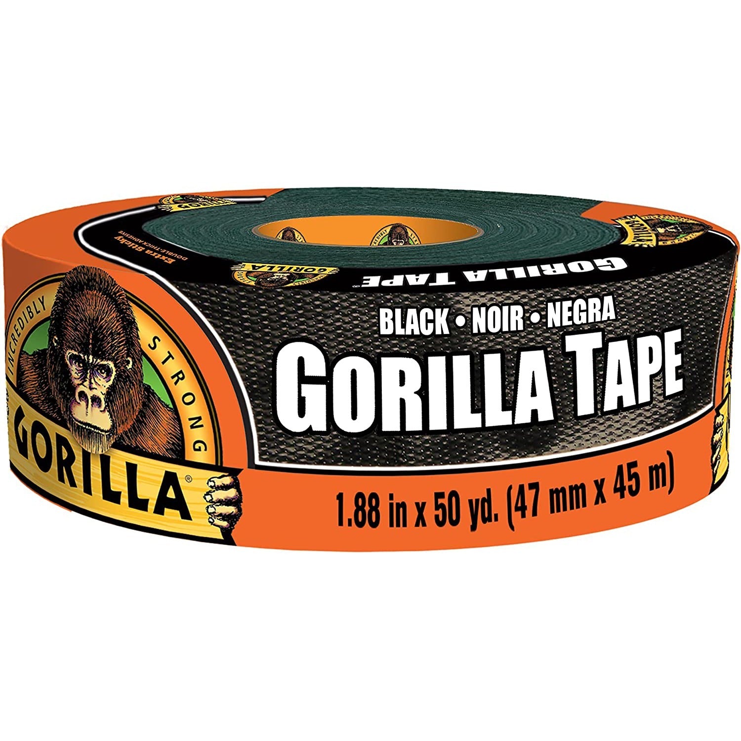 gorilla-black-tape-50-yd-length-x-188-width-1-roll-black_gor108084 - 1