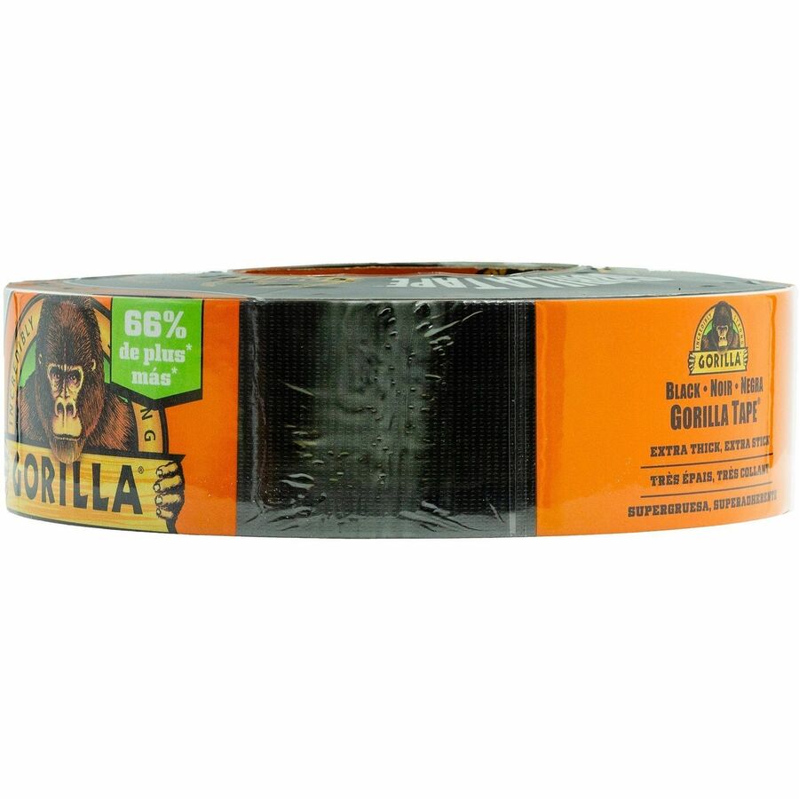 Gorilla Black Tape - 50 yd Length x 1.88" Width - 1 Roll - Black