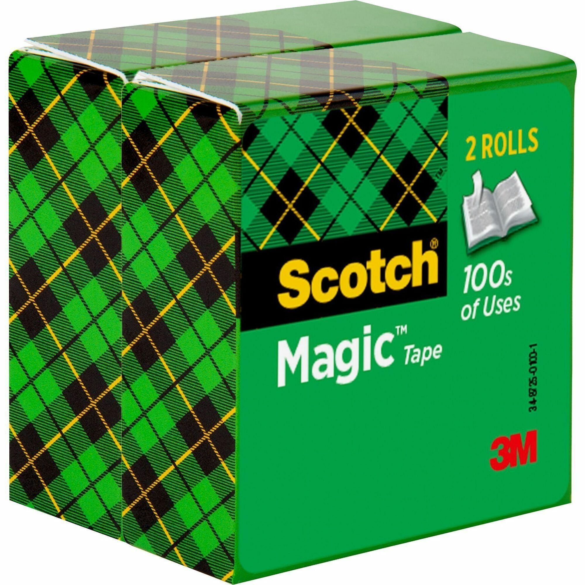 Scotch Magic Tape - 72 yd Length x 0.75" Width - 3" Core - 6 / Bundle - Clear