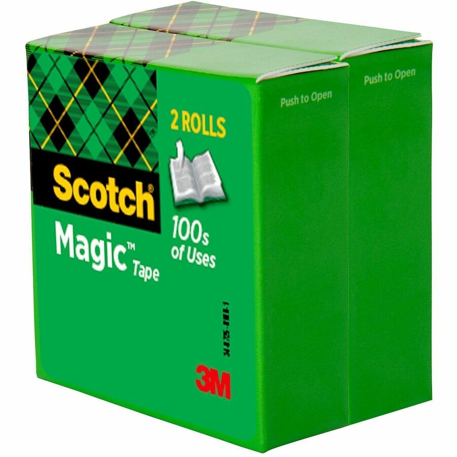 Scotch Magic Tape - 72 yd Length x 0.75" Width - 3" Core - 6 / Bundle - Clear