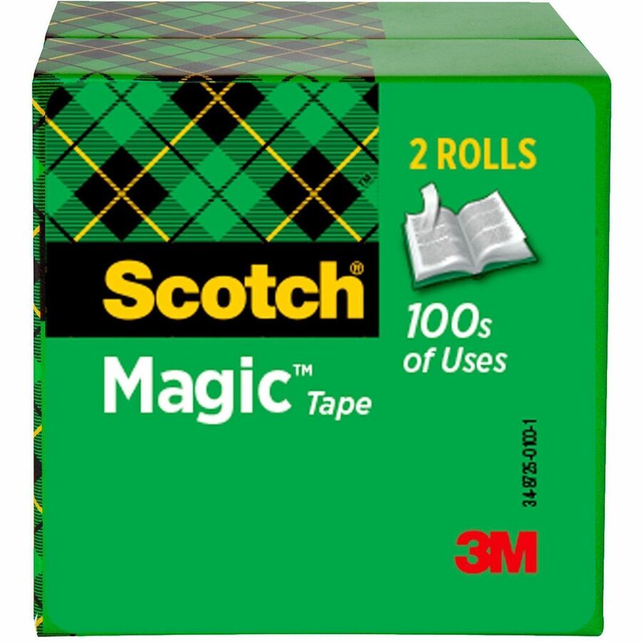 Scotch Magic Tape - 72 yd Length x 0.75" Width - 3" Core - 6 / Bundle - Clear
