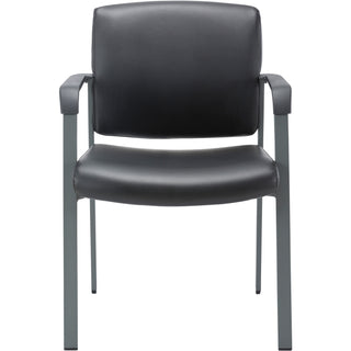 lorell-healthcare-upholstery-guest-chair-steel-frame-square-base-black-vinyl-armrest-1-each_llr30950 - 2