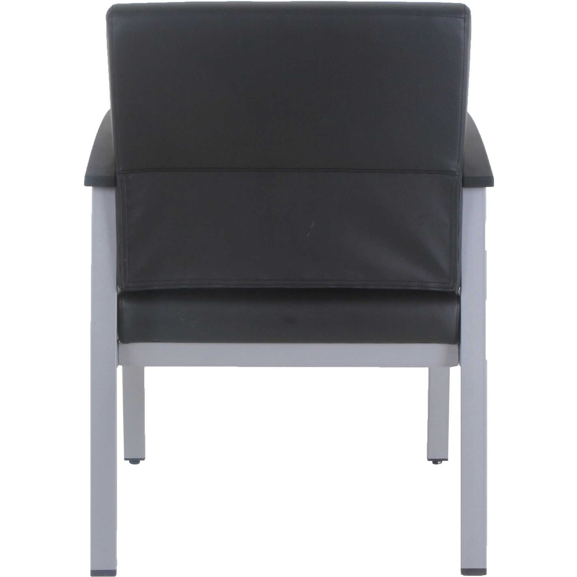 lorell-mid-back-healthcare-guest-chair-vinyl-seat-vinyl-back-powder-coated-silver-steel-frame-mid-back-four-legged-base-black-armrest-1-each_llr67012 - 4