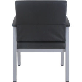 lorell-mid-back-healthcare-guest-chair-vinyl-seat-vinyl-back-powder-coated-silver-steel-frame-mid-back-four-legged-base-black-armrest-1-each_llr67012 - 4