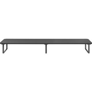 lorell-quick-install-monitor-laptop-riser-48-height-x-394-width-x-102-depth-powder-coated-steel-particleboard-silicone-black_llr99556 - 2
