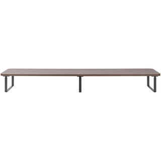 lorell-quick-install-monitor-laptop-riser-48-height-x-394-width-x-102-depth-powder-coated-steel-particleboard-silicone-teak_llr99557 - 2