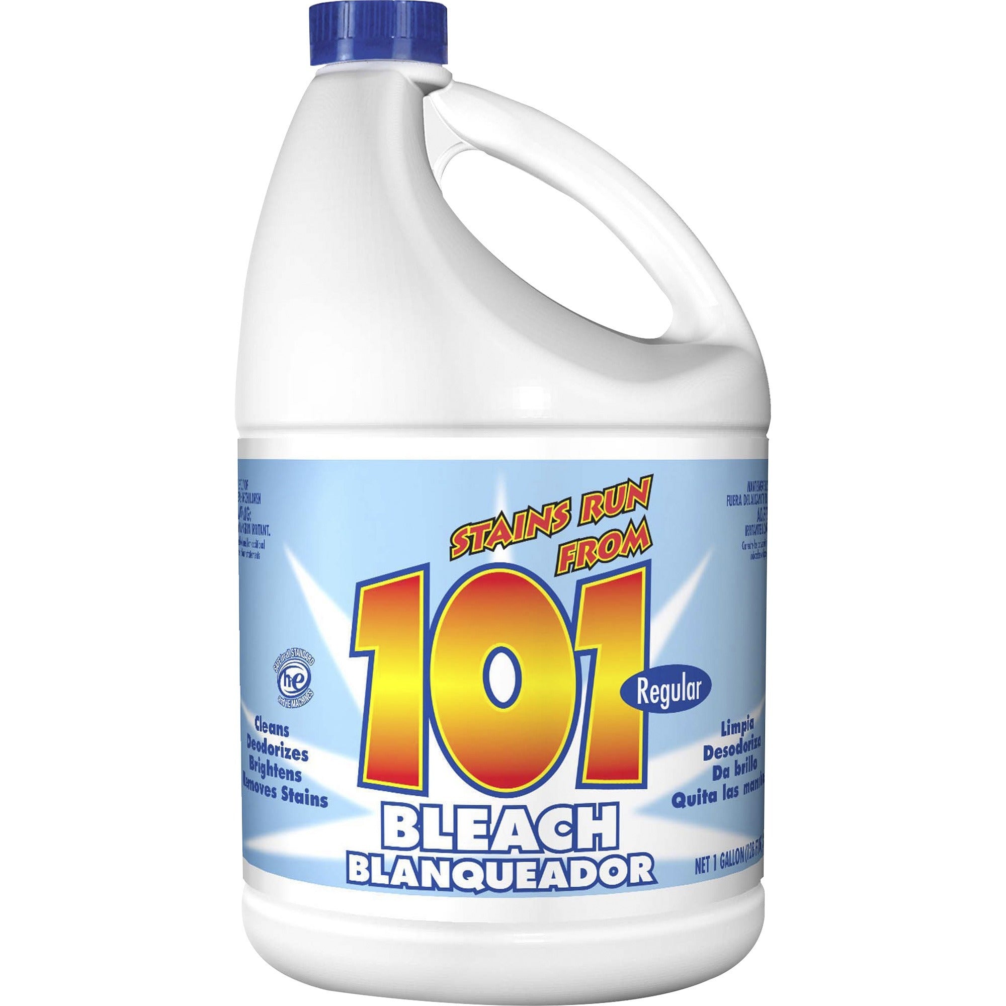 KIK 101 Regular Bleach - 128 fl oz (4 quart) - 1 Bottle - Deodorize - Clear