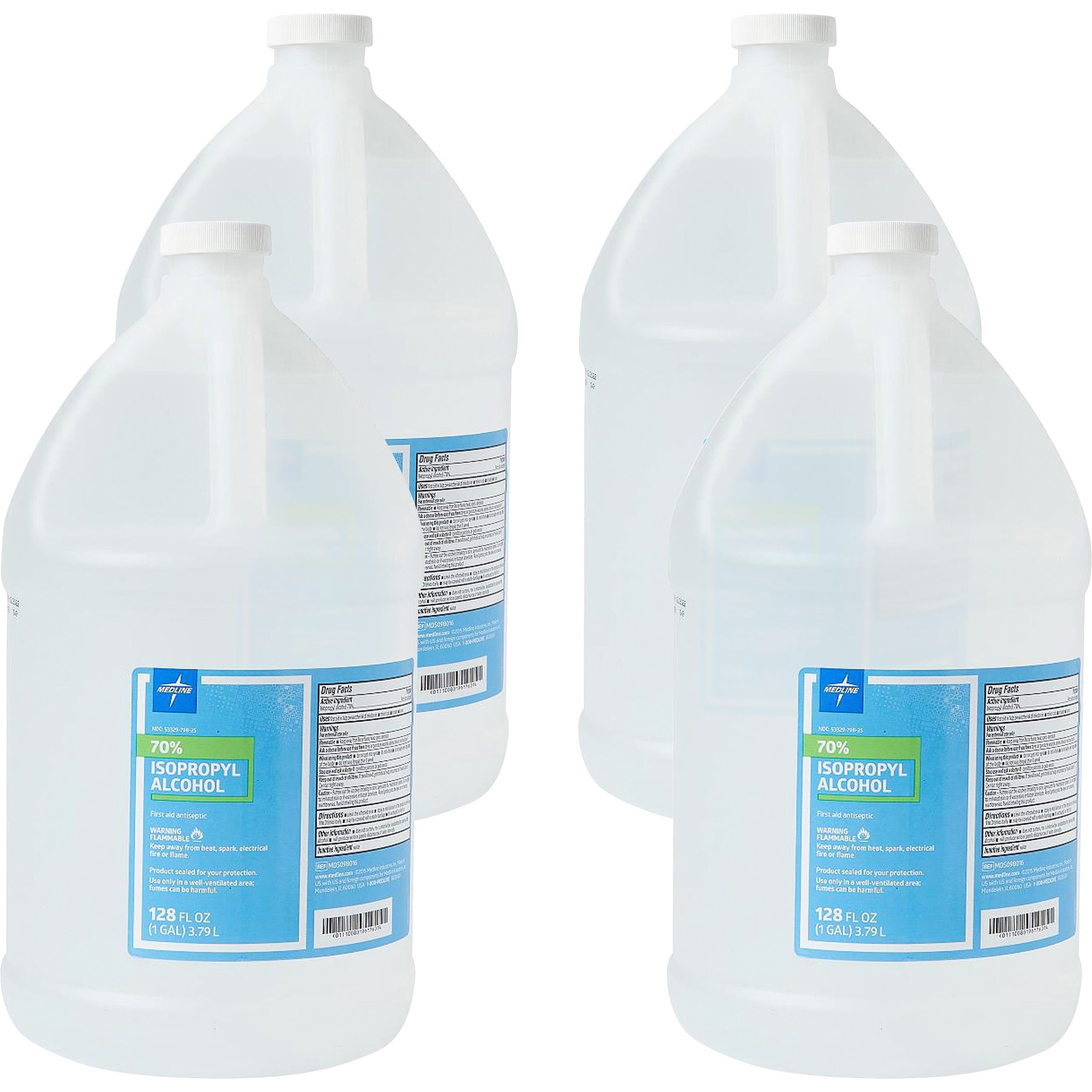 medline-isopropyl-rubbing-alcohol-for-minor-cut-scrape-burn-1-gal-4-carton_miimds098016ct - 1