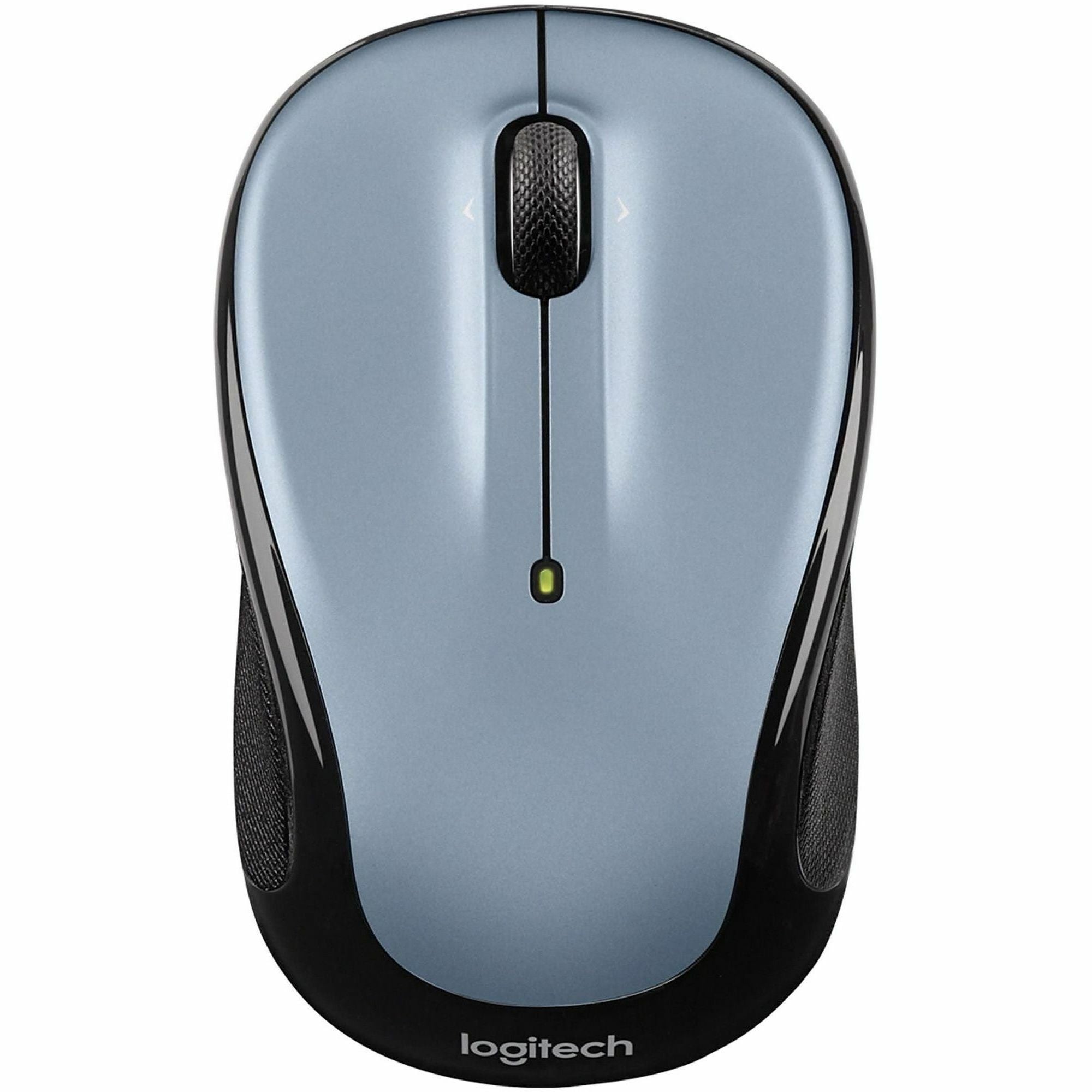 Logitech M325S Wireless Mouse - Optical - Wireless - Radio Frequency - 2.40 GHz - Silver - USB - 1000 dpi - Tilt Wheel - 5 Button(s) - 3 Programmable Button(s) - Small Hand/Palm Size - Symmetrical - 3