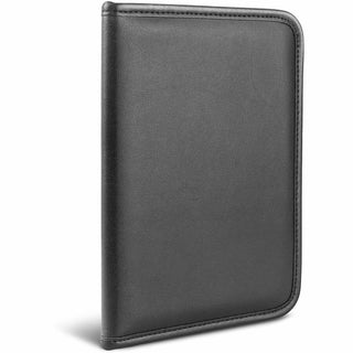 Professional Padfolio, 3/4w x 9 1/4h, Open Style, Black