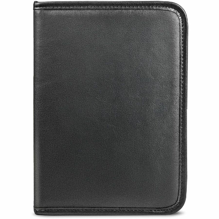 Professional Padfolio, 3/4w x 9 1/4h, Open Style, Black