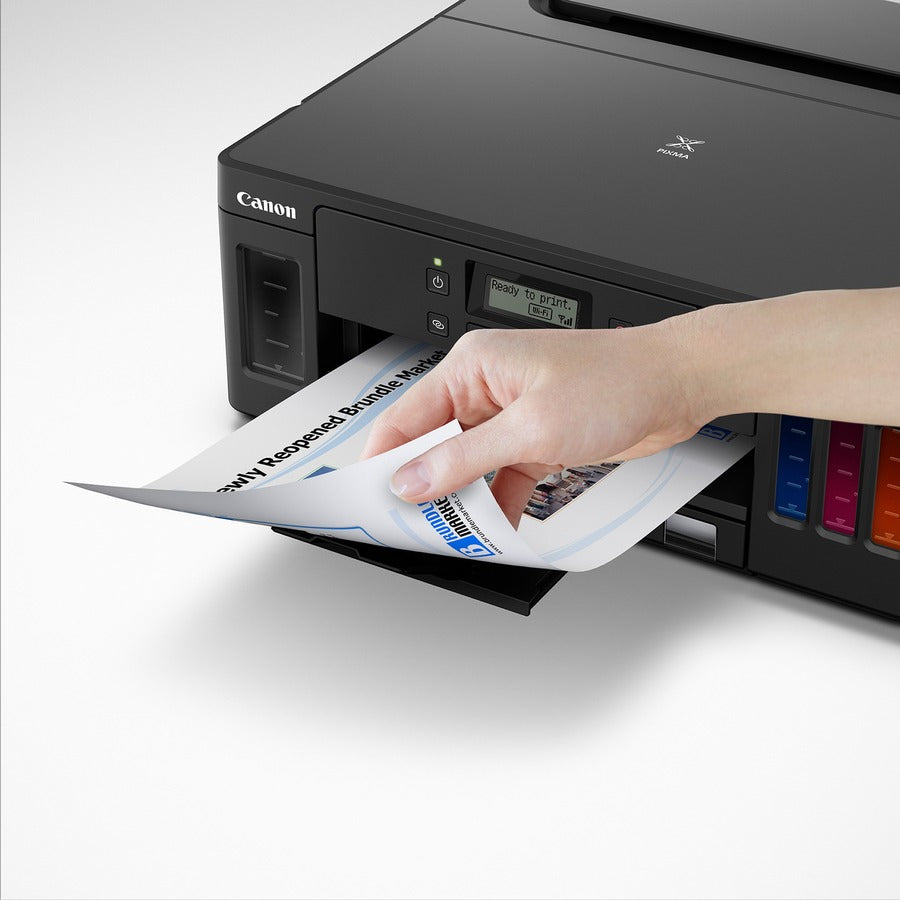 Canon PIXMA G5020 Desktop Wireless Inkjet Printer - Color - Ink Tank System - 4800 x 1200 dpi Print - 350 Sheets Input - Ethernet - Wireless LAN - Wireless PictBridge, Mopria, Canon PRINT Business, Google Cloud Print, Canon Mobile Printing, Apple Air