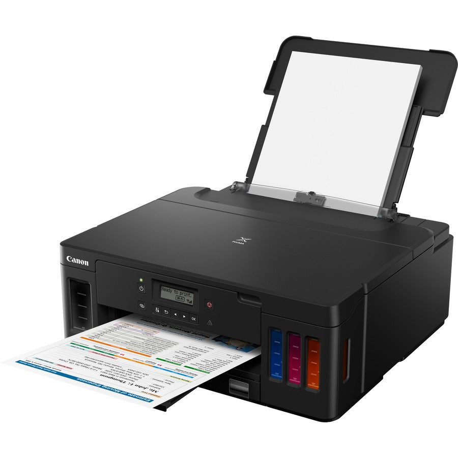 Canon PIXMA G5020 Desktop Wireless Inkjet Printer - Color - Ink Tank System - 4800 x 1200 dpi Print - 350 Sheets Input - Ethernet - Wireless LAN - Wireless PictBridge, Mopria, Canon PRINT Business, Google Cloud Print, Canon Mobile Printing, Apple Air