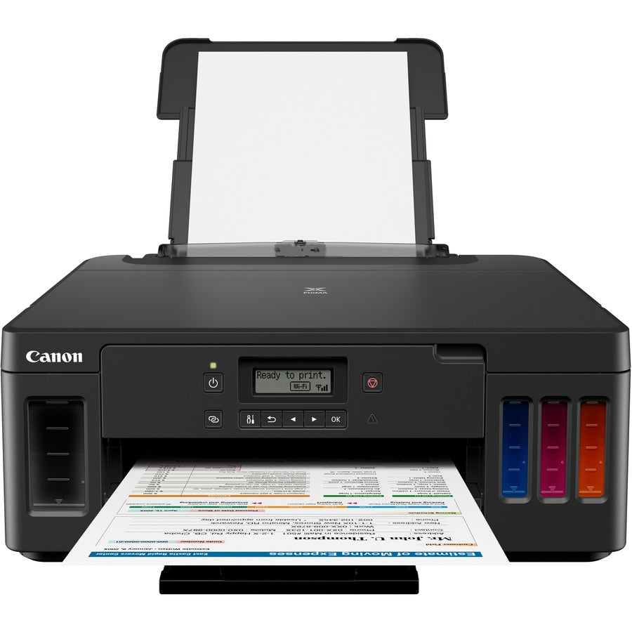 Canon PIXMA G5020 Desktop Wireless Inkjet Printer - Color - Ink Tank System - 4800 x 1200 dpi Print - 350 Sheets Input - Ethernet - Wireless LAN - Wireless PictBridge, Mopria, Canon PRINT Business, Google Cloud Print, Canon Mobile Printing, Apple Air