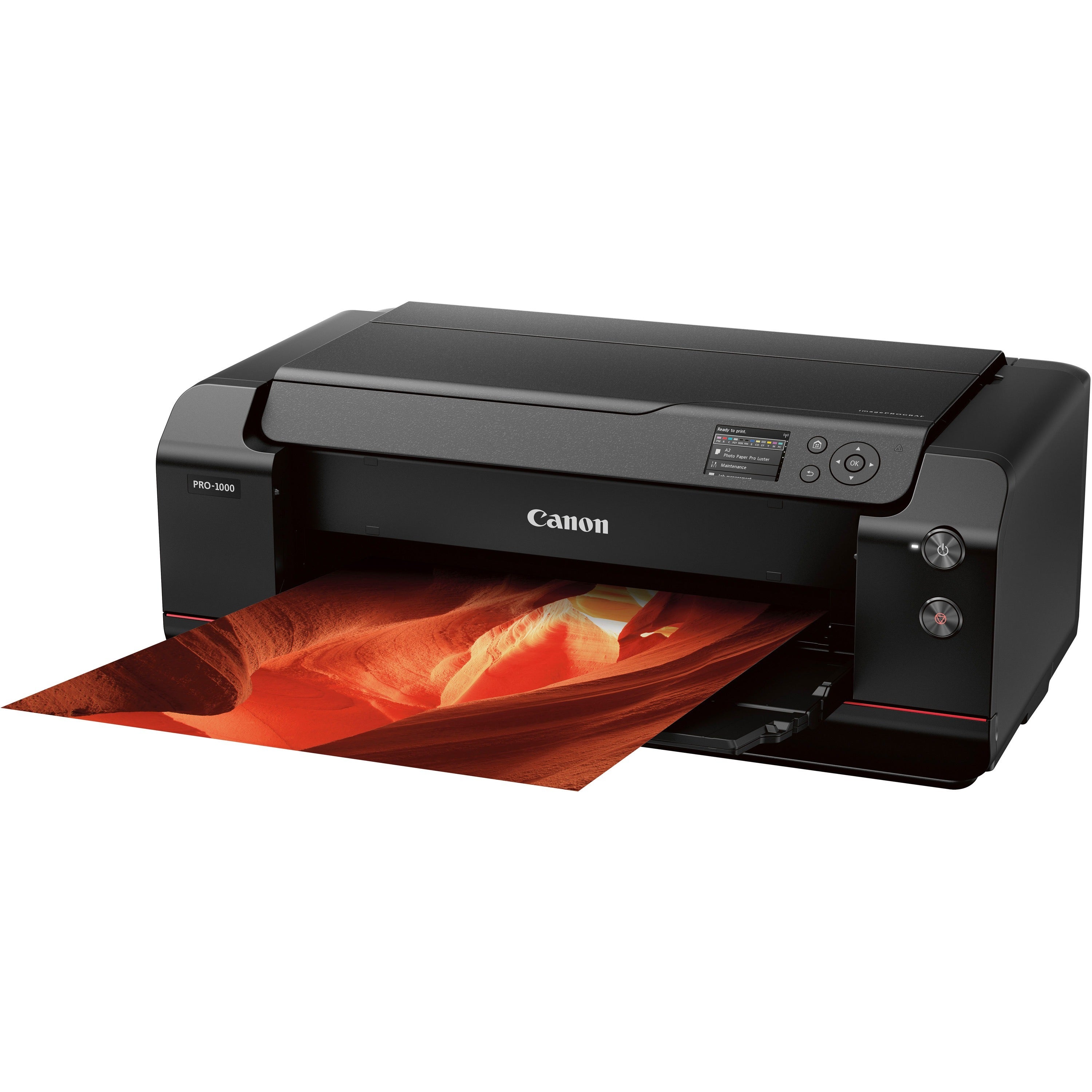 Canon imagePROGRAF PRO-1000 Desktop Wireless Inkjet Printer - Color - 2400 x 1200 dpi Print - Ethernet - Wireless LAN - Canon Mobile Printing, Wireless PictBridge, Apple AirPrint, PIXMA Cloud Link - Photo Print - Fast Ethernet - USB - 1