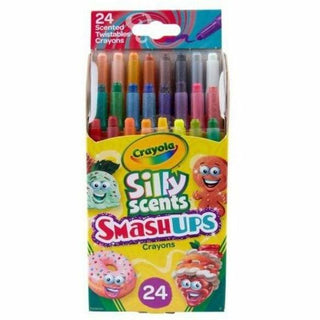 Crayola Silly Scents Mini Twistables Crayons - Orange, Gold - 24 / Pack