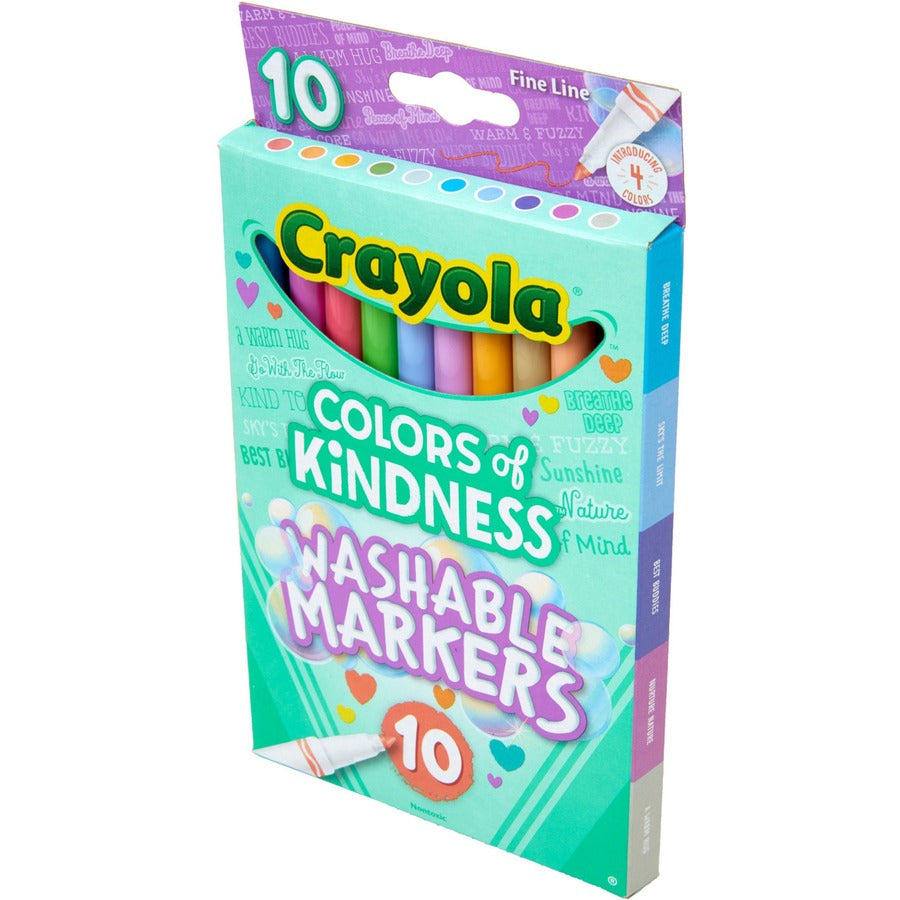 Crayola Colors of Kindness Markers - Fine Marker Point - Multi - 1 Pack