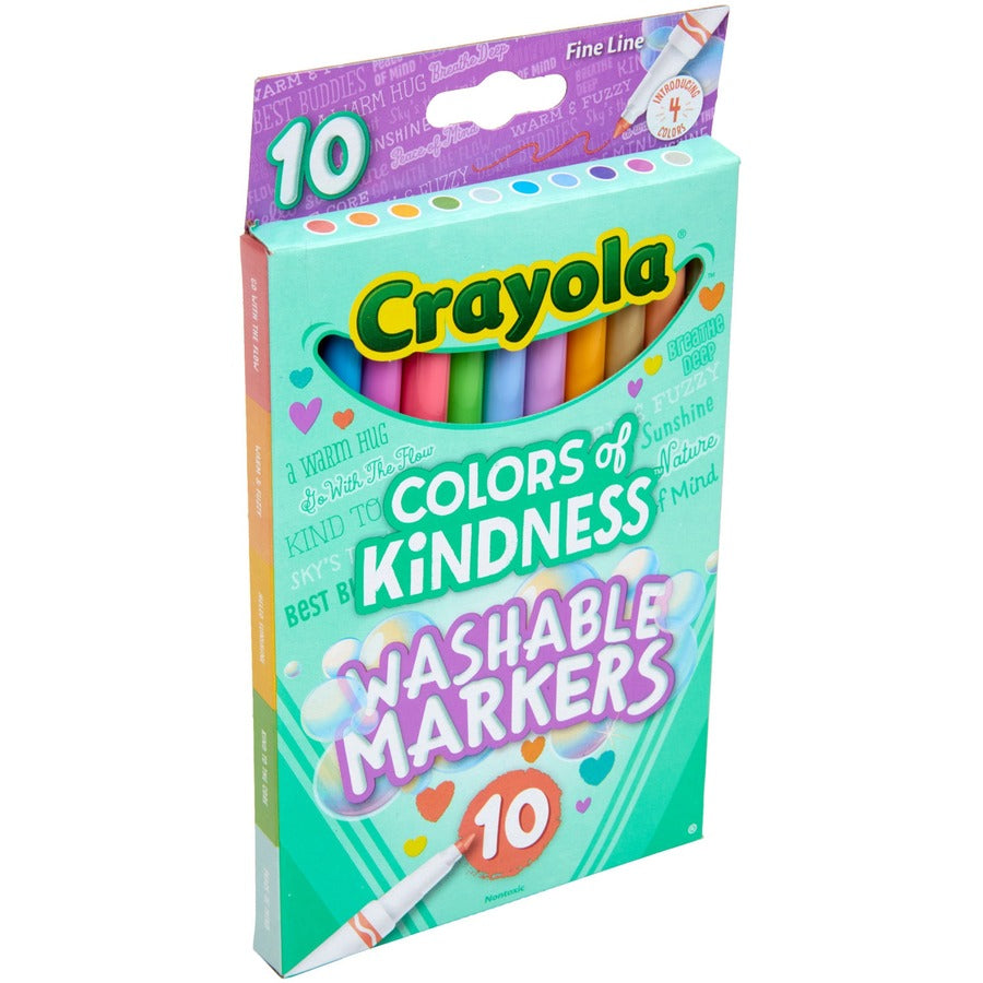 Crayola Colors of Kindness Markers - Fine Marker Point - Multi - 1 Pack