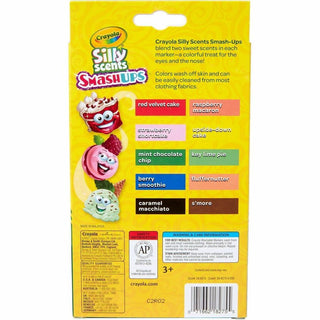 Crayola Silly Scents Slim Scented Washable Markers - Broad Marker Point - 1 Pack